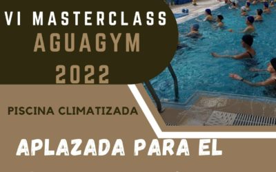 PISCINA MUNICIPAL CLIMATIZADA: VI MASTERCLASS AQUAGYM 2022