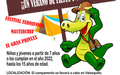 CAMPAMENTO DE VERANO 2022 ¡PLAZAS COMPLETADAS!