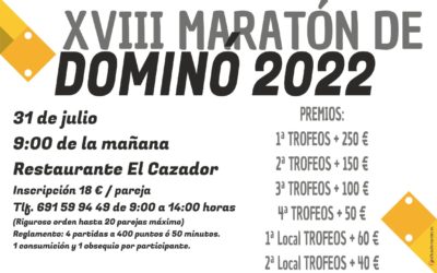 XVIII MARATÓN DE DOMINÓ 2022