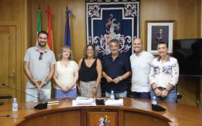 La delegada de Cultura de la Diputación de Córdoba, Salud Navajas, ha visitado Hinojosa del Duque