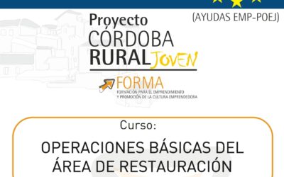 Curso:OPERACIONES BÁSICAS DELÁREA DE RESTAURACIÓN