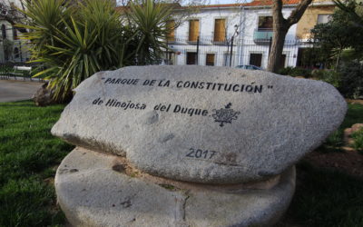 OBRA DE SUMINISTRO DE MATERIAL EN EL PARQUE DE LA CONSTITUCIÓN DE HINOJOSA DEL DUQUE