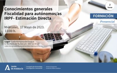 Conocimientos generales Fiscalidad para autónomos/as IRPF- Estimación Directa