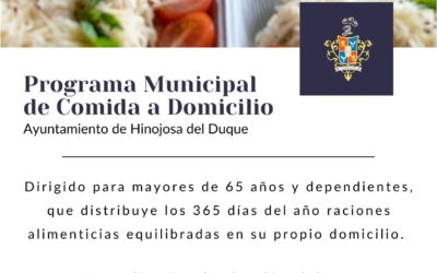 PROGRAMA MUNICIPAL DE COMIDA A DOMICILIO