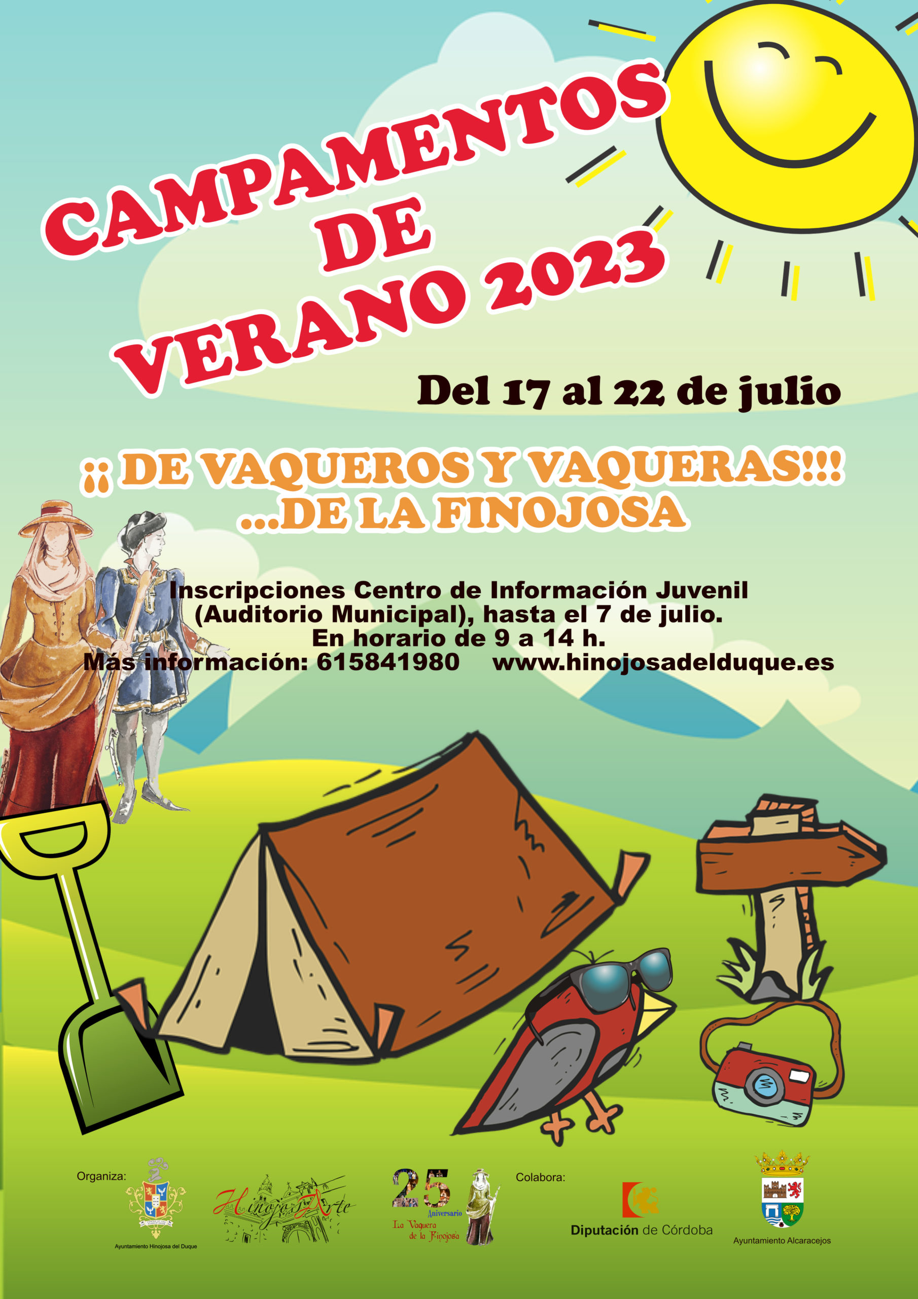 CARTEL CAMPAMENTOS DE VERANO 2023