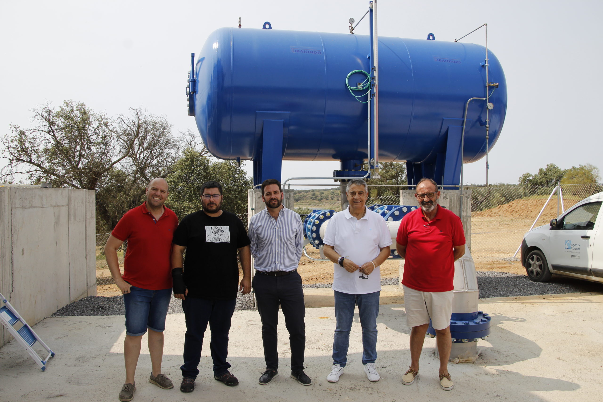 visita instalaciones suministro agua pantano la colada
