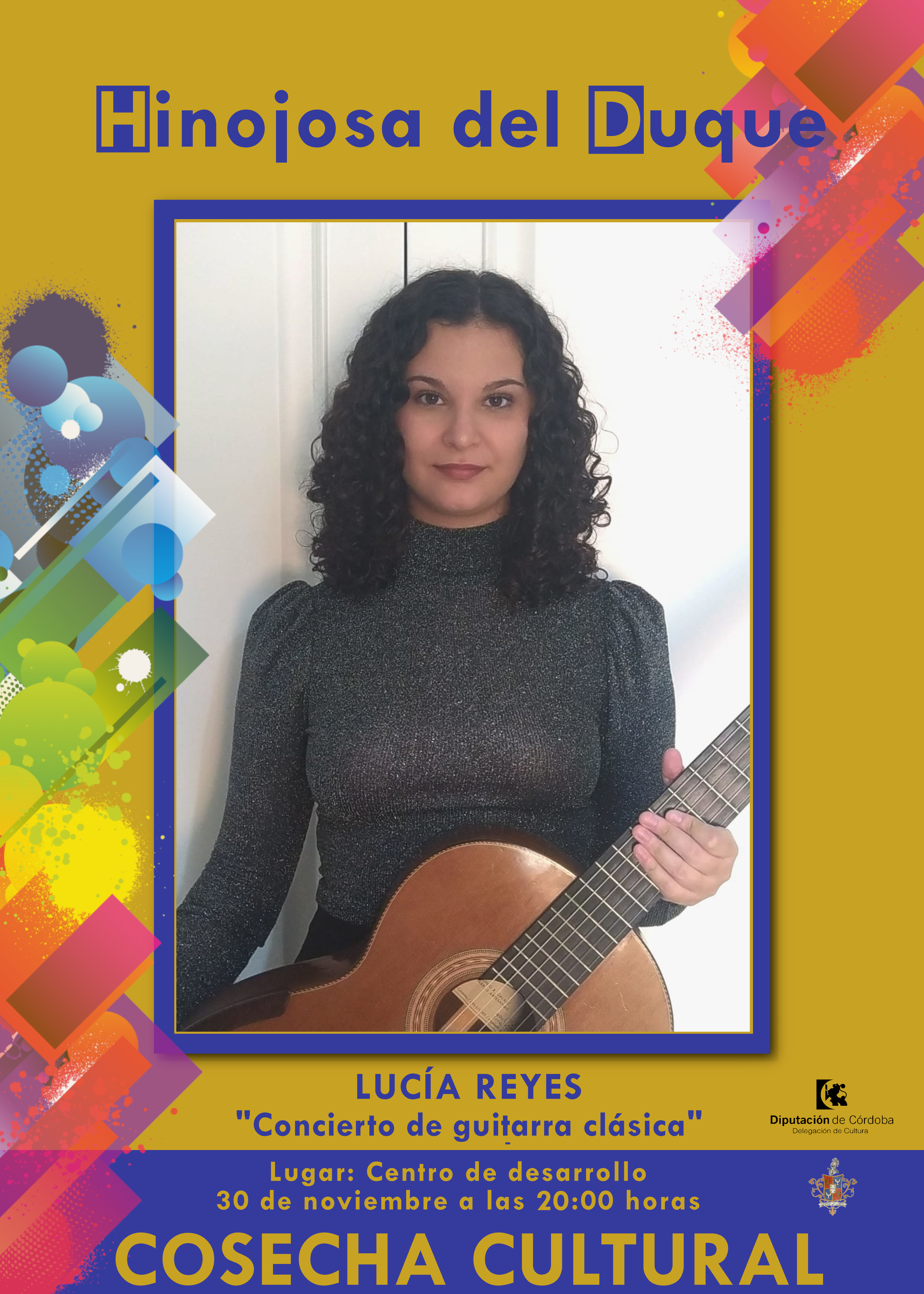 cartel concierto guitarra clasica Lucia 2023