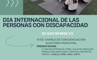 DÍA INTERNACIONAL DE LAS PERSONAS CON DISCAPACIDAD