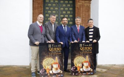 Presentación en Diputación de Córdoba de la II Feria del Queso de Los Pedroches.