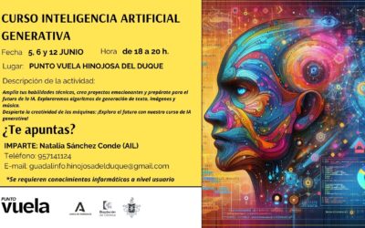 CURSOS PUNTO VUELA, INTELIGENCIA ARTIFICIAL Y PROCESADOR DE TEXTOS