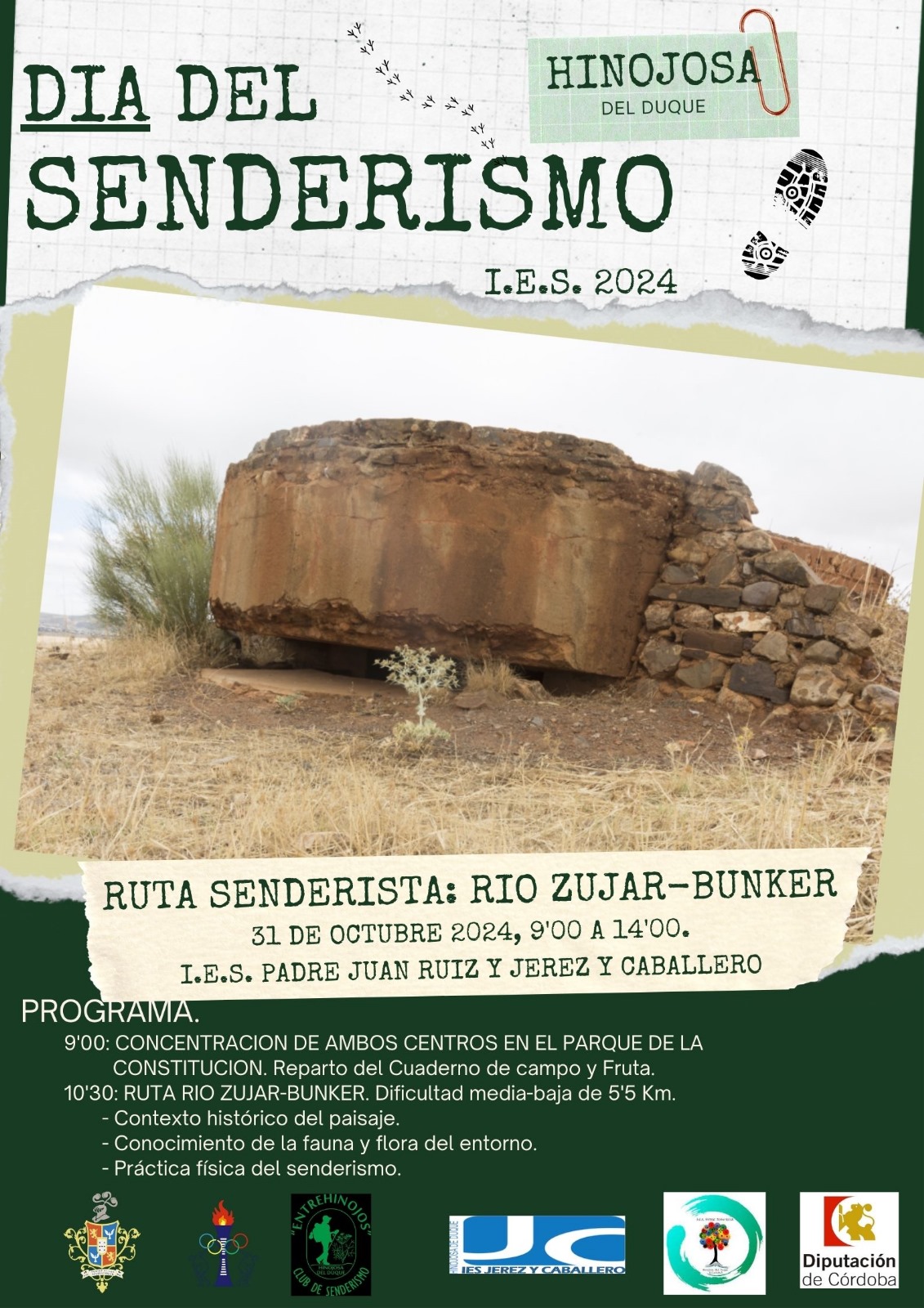 CARTEL DIA DE SENDERISMO 31 OCTUBRE 2024