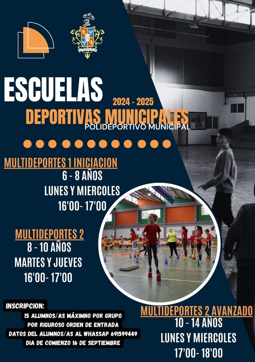 CARTEL ESCUELA DEPORTIVA