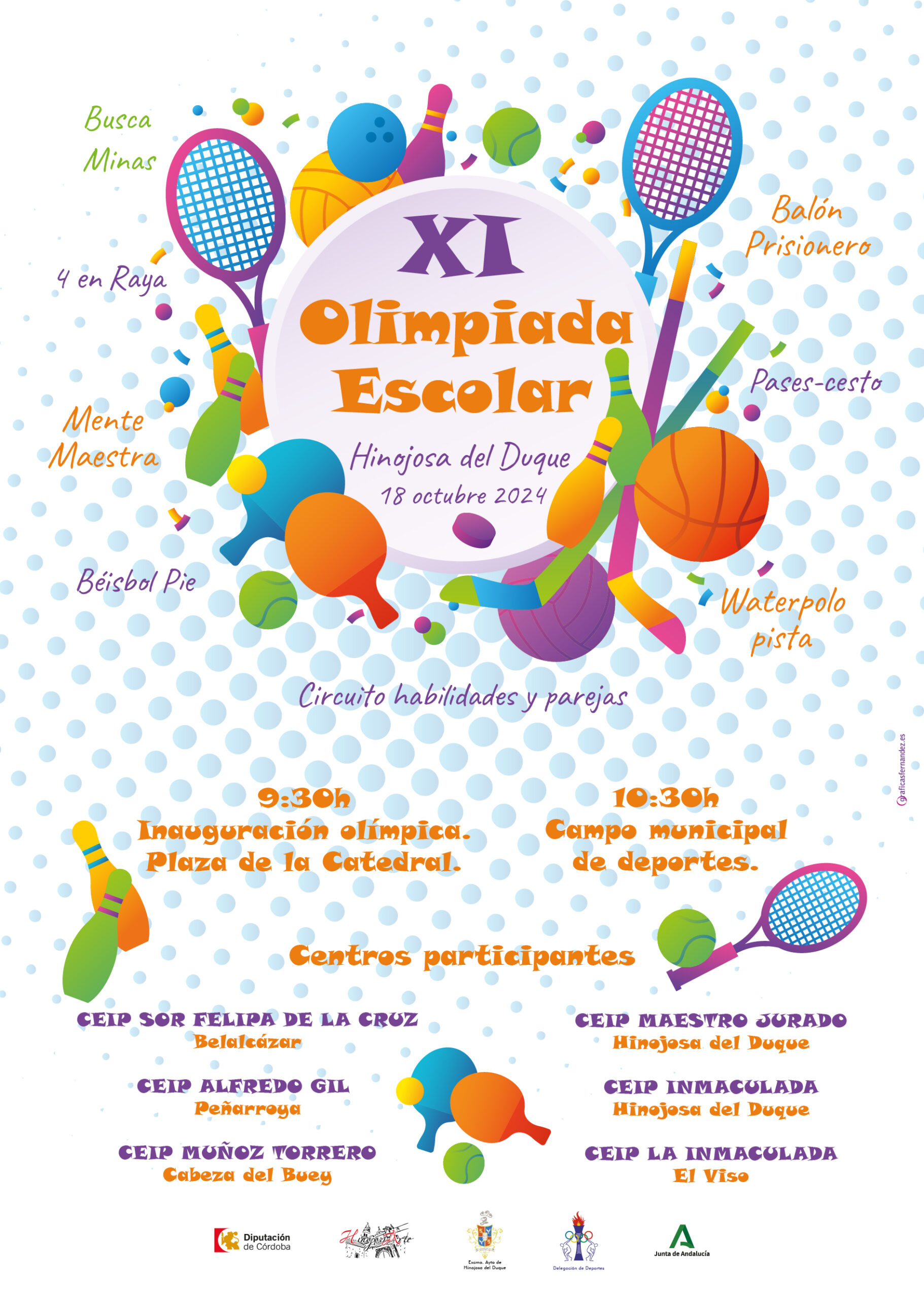 CARTEL OLIMPIADA ESCOLAR 2024