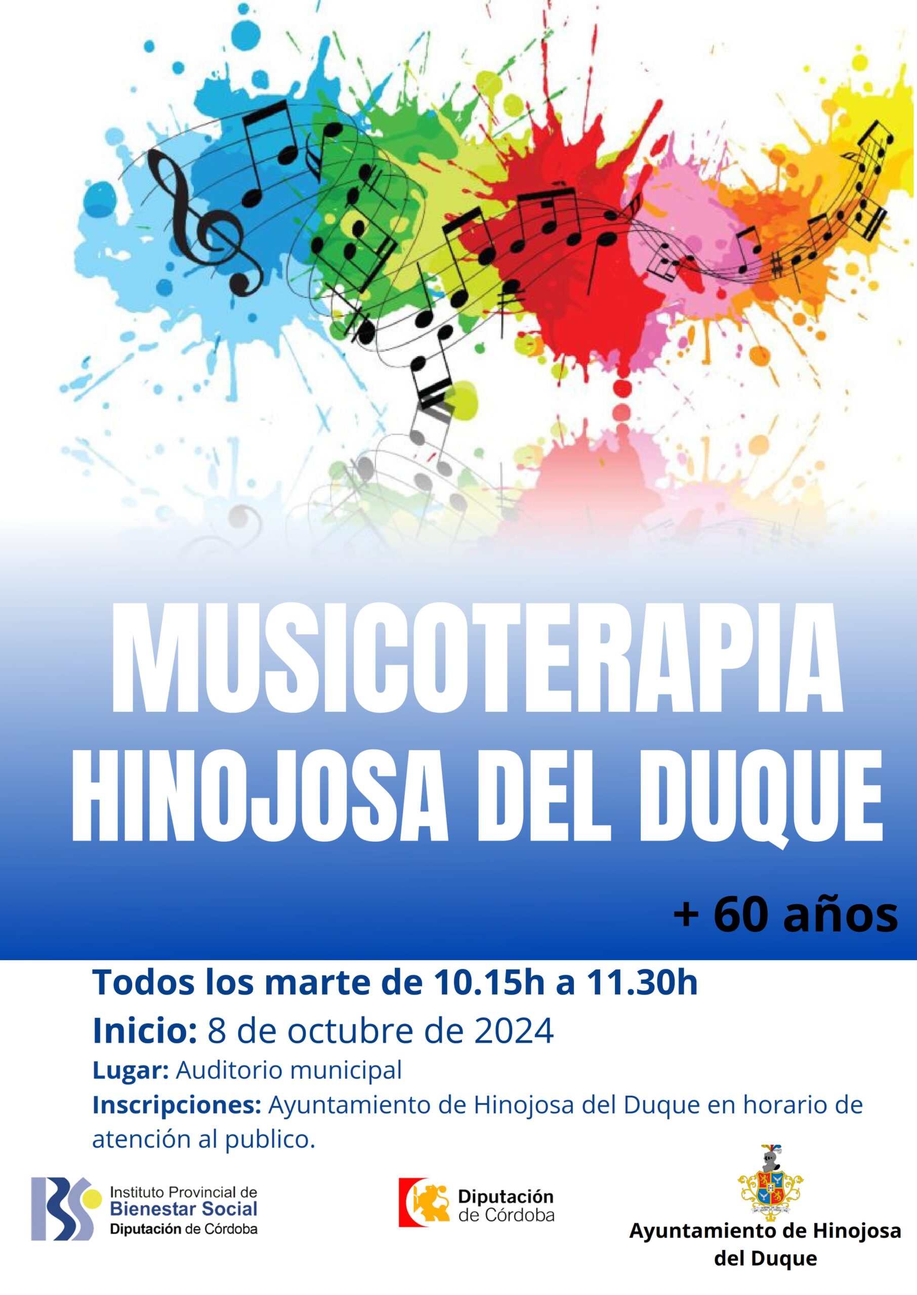 CARTEL TALLER MUSICOTERAPIA OCTUBRE 2024