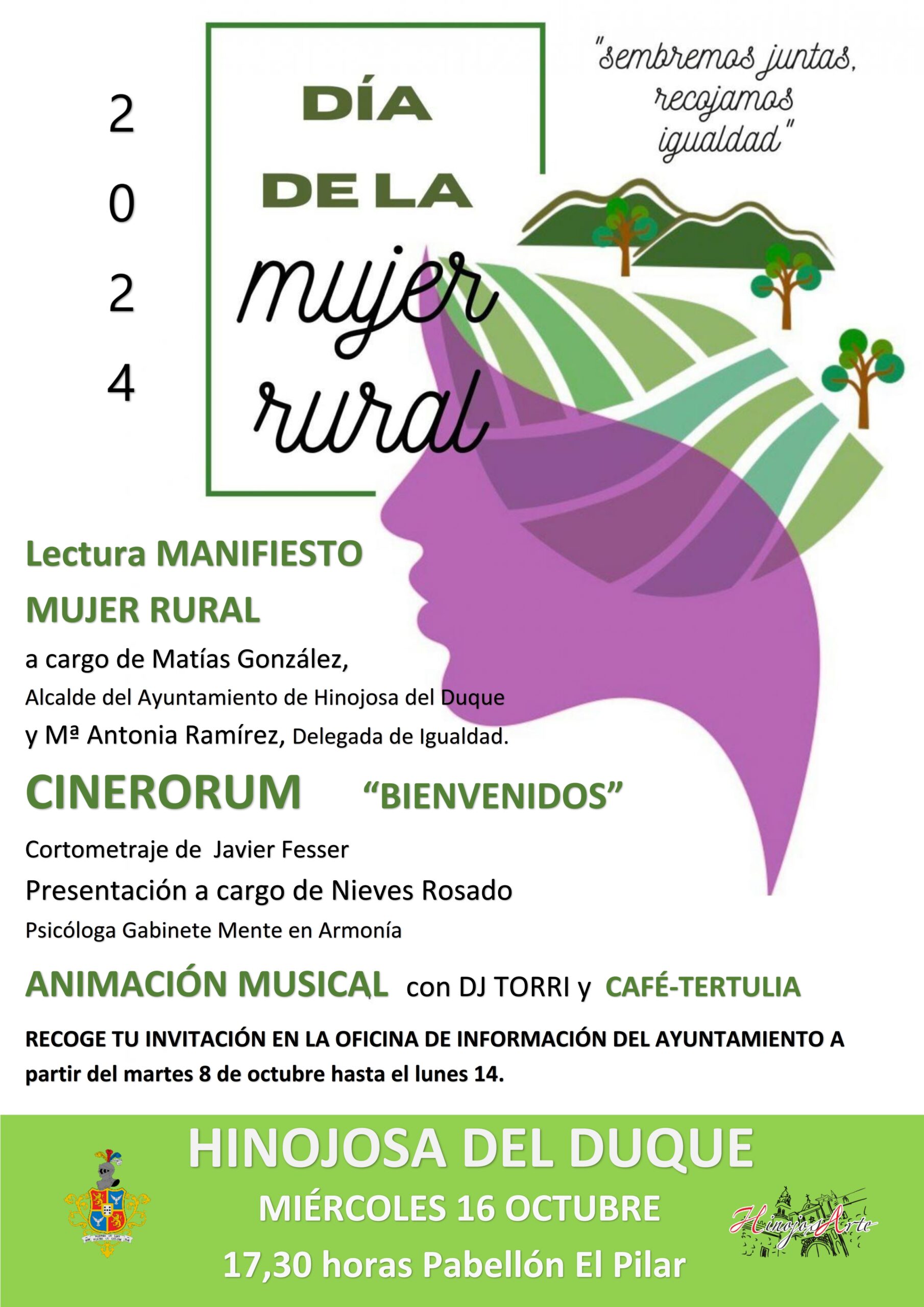 CARTEL DIA DE LA MUJER RURAL 2024