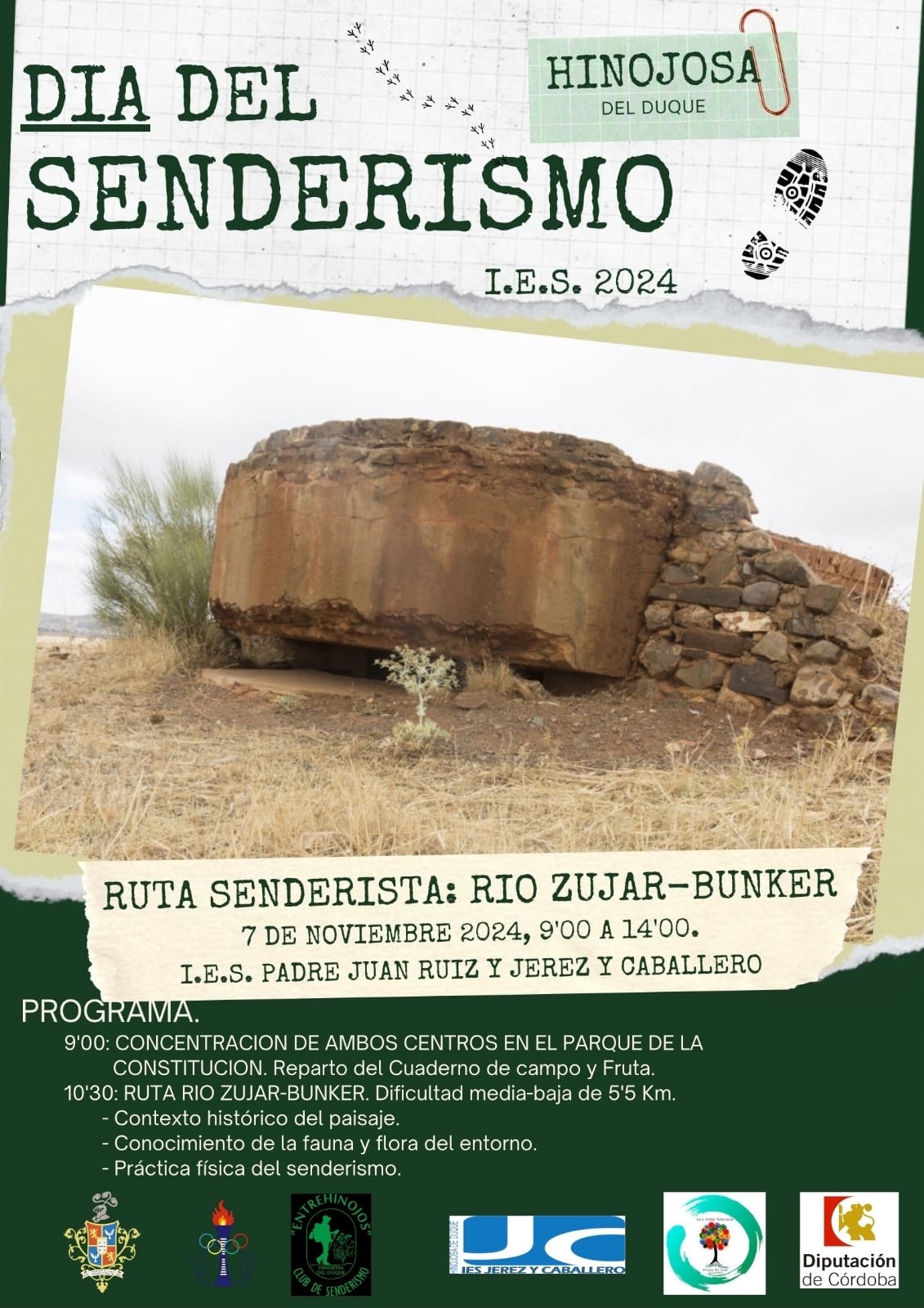 CARTEL RUTA SENDERISMO NOVIEMBRE 2024