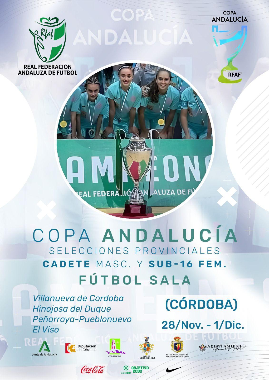 CARTEL COPA ANDALUCIA FUTBOL SALA 2024