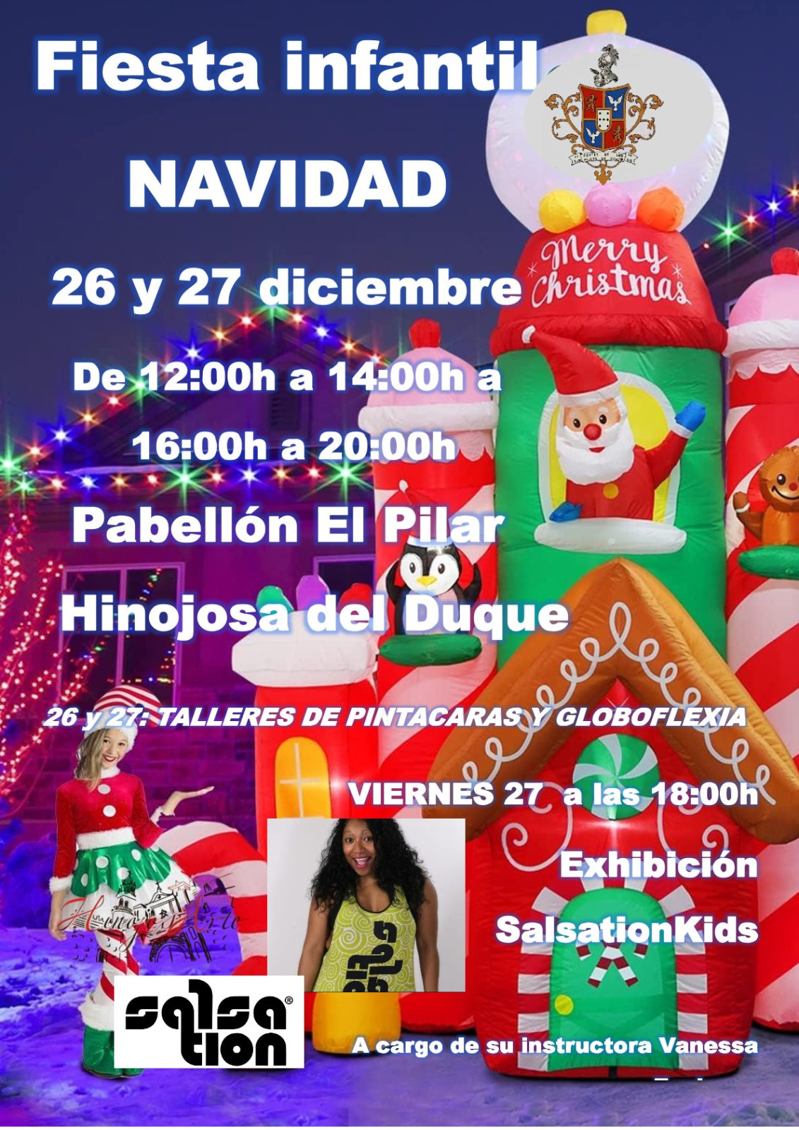 FIESTA INFANTIL NAVIDAD CARTEL