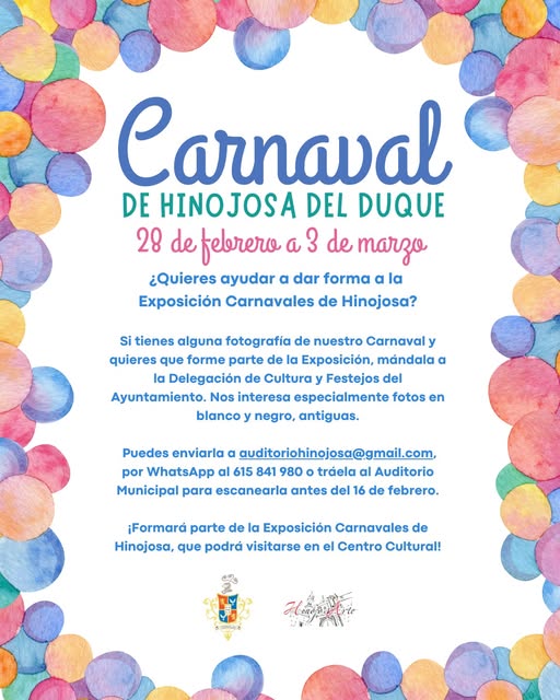 CARTEL YA LLEGA EL CARNAVAL 2025